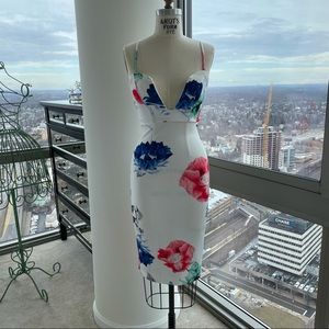 LF floral midi dress